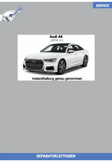 Audi A6 (2018 ➤) Instandhaltung Inspektion Wartung Service