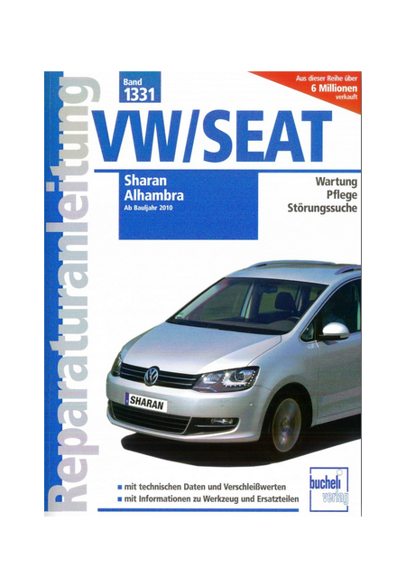 VW Sharan Seat Alhambra (2010>) Reparaturanleitung Bucheli 1331