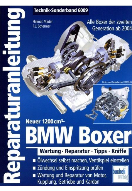 BMW R1200 HP2 Boxer (04-12) Reparaturanleitung Bucheli Special 6009
