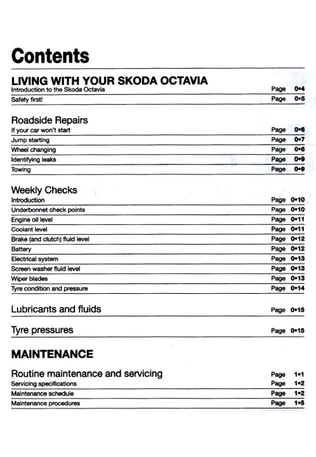 Skoda Octavia (04-12) Manual Haynes