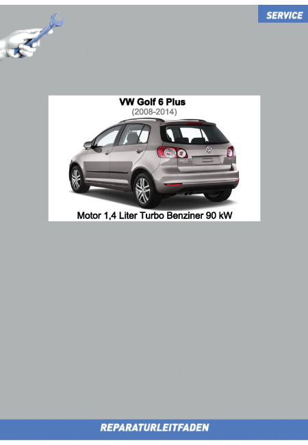 VW Golf 4 (97-06) Reparaturleitfaden Motor 1,6 Liter Benziner BFQ 75 kW /  102 PS