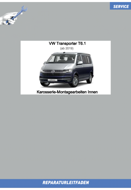 VW Transporter T6.1 (19>) Reparaturleitfaden Karosserie