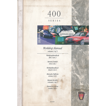 Rover 400 er Serie (95-99) Werkstatthandbuch Band 2