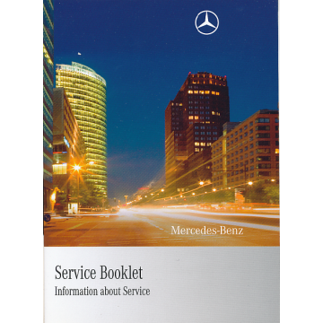 Mercedes CLS / SL Service Booklet 