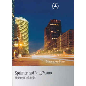 Mercedes Sprinter / Vito / Viano - Maintenance and Service Booklet 
