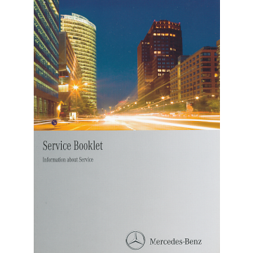 Mercedes SL / CLC Series - Service Booklet 