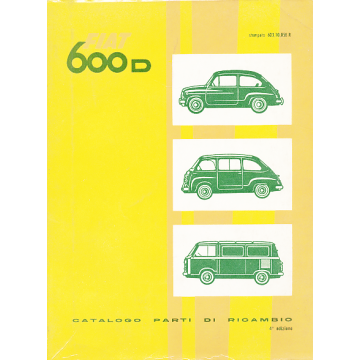 Fiat 600 (1955-1969) Ersatzteilkatalog / Catalog Parti Di Riacombi