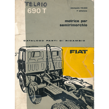 Fiat 690 T (1961-1969) Ersatzteilkatalog Karosserie / Catalog Parti Carrozzeria