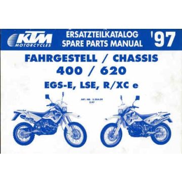 KTM 400 / 620 EGS-E, LSE, R/XC e - Ersatzteilkatalog Chassis