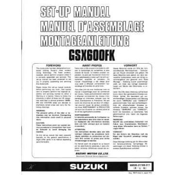 Suzuki  GSX600FK - Montageanleitung