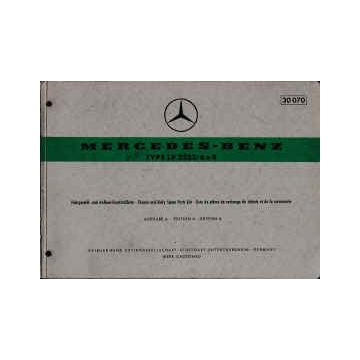 Mercedes LP 2223 / 6x4 - Fahrgestell- und Aufbau Ersatzteilliste, Parts List