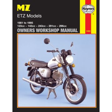 MZ ETZ Models (1981-1990) Repair Manual Haynes Reparaturanleitung