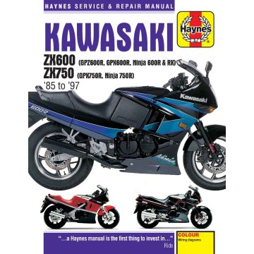 Kawasaki Ninja 600RX (1985-1997) Repair Manual Haynes Reparaturanleitung