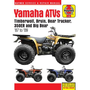Yamaha ATVs (1987-2009) Repair Manual Haynes Reparaturanleitung