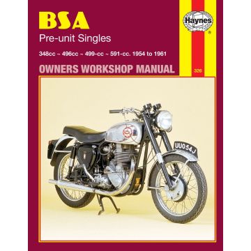BSA Singles (1954-1961) Repair Manual Haynes Reparaturanleitung