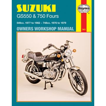 Suzuki GS550 750 Fours (1976-1982) Repair Manual Haynes Reparaturanleitung