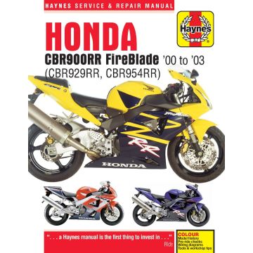 Honda FireBlade (2000-2003) Repair Manual Haynes Reparaturanleitung