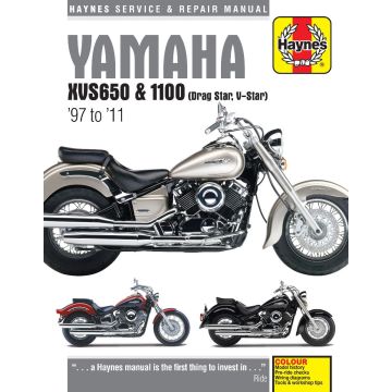 Yamaha Drag Star (1997-2011) Repair Manual Haynes Reparaturanleitung