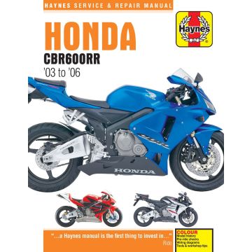 Honda CBR (2003-2006) Repair Manual Haynes Reparaturanleitung