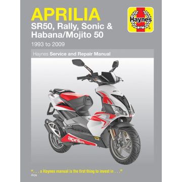 Aprilia Scooters (1993-2009) Repair Manual Haynes Reparaturanleitung