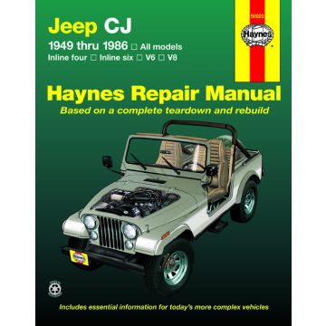 Jeep CJ (1949-1986) Repair Manual Haynes Reparaturanleitung