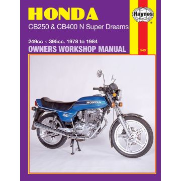 Honda CB250 CB400N Super Dreams (1978-1984) Repair Manual Haynes Reparaturanleitung