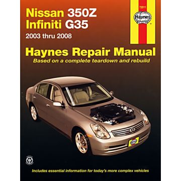 Infiniti G35 (2003-2008) Repair Manual Haynes Reparaturanleitung