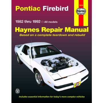 Pontiac Firebird (1982-1992) Repair Manual Haynes Reparaturanleitung