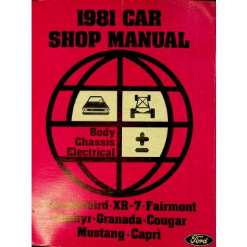Ford (1981) Shop Manual / Werkstatthandbuch