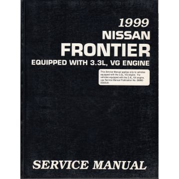 Nissan Frontier (98-00)  mit 3,3l Motor -  Service Manual 