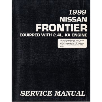 Nissan Frontier (98-00)  mit 2,4l Motor -  Service Manual 