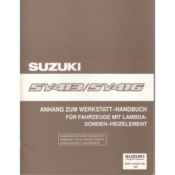 Suzuki Baleno (95-01) -  Werkstatthandbuch Lambda Sonden Heizelement