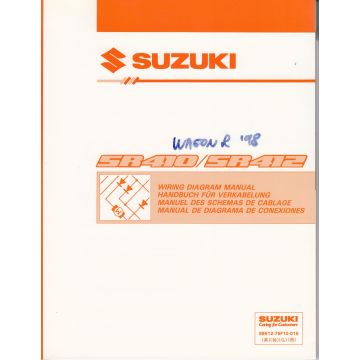 Suzuki Wagon SR410 / SR412 (97-00) -  Werkstatthandbuch Schaltpläne