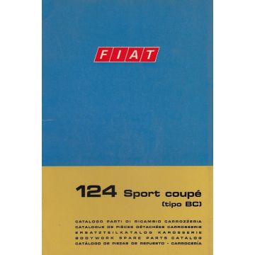 Fiat 124 Sport Coupe Typ BC (1969)  - Ersatzteilkatalog Karosserie