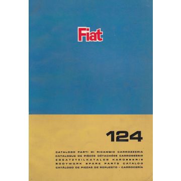Fiat 124 (1966)  - Ersatzteilkatalog Karosserie