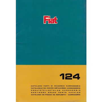 Fiat 124 (1967)  - Ersatzteilkatalog Karosserie