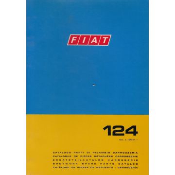 Fiat 124 (1972)  - Ersatzteilkatalog Karosserie