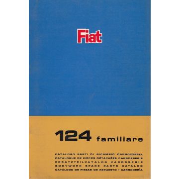 Fiat 124 familiare (1967)  - Ersatzteilkatalog Karosserie