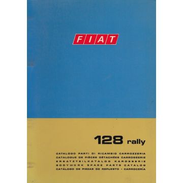 Fiat 128 rally (1972)  - Ersatzteilkatalog Karosserie