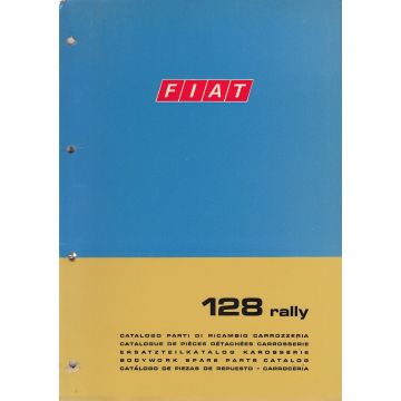 Fiat 128 rally (1972)  - Ersatzteilkatalog Karosserie Version 3a