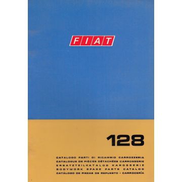 Fiat 128 (1969)  - Ersatzteilkatalog Karosserie Version 2a