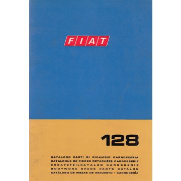 Fiat 128 (1973)  - Ersatzteilkatalog Karosserie