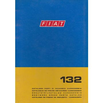 Fiat 132 (1972)  - Ersatzteilkatalog Karosserie