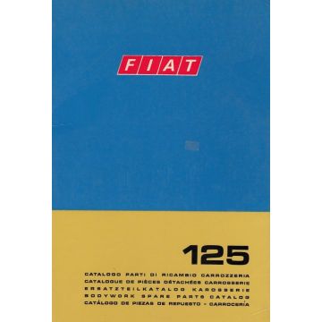 Fiat 125 (1970)  - Ersatzteilkatalog Karosserie