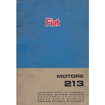 Fiat Motor 213 (1966)  - Ersatzteilkatalog Motor