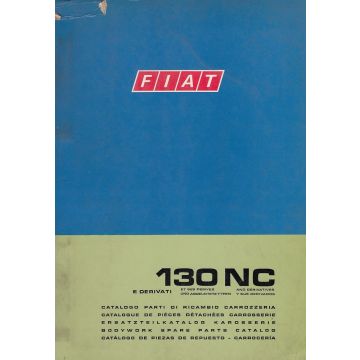Fiat 130 NC und abgeleitete Typen (1973)  - Ersatzteilkatalog Karosserie