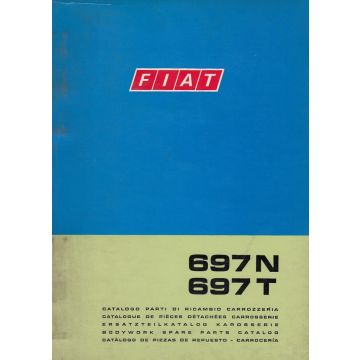 Fiat 697N / 697T (1973)  - Ersatzteilkatalog Karosserie