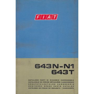 Fiat 643N-N1 / 643T (1968)  - Ersatzteilkatalog Karosserie