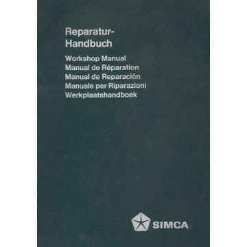 Simca 1100 (1973)  - Werkstatthandbuch Teil 1 und 2