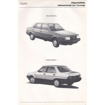 Fiat Regata (1985)  - Werkstatthandbuch
